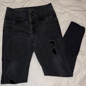Charlotte Russe Refuge black denim